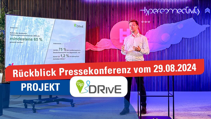 Rückblick Pressekonferenz Projekt DRivE