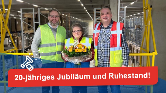 Alina Hebel Ruhestand und Jubiläum